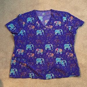GT Performance Scrub Elephant Top 3x